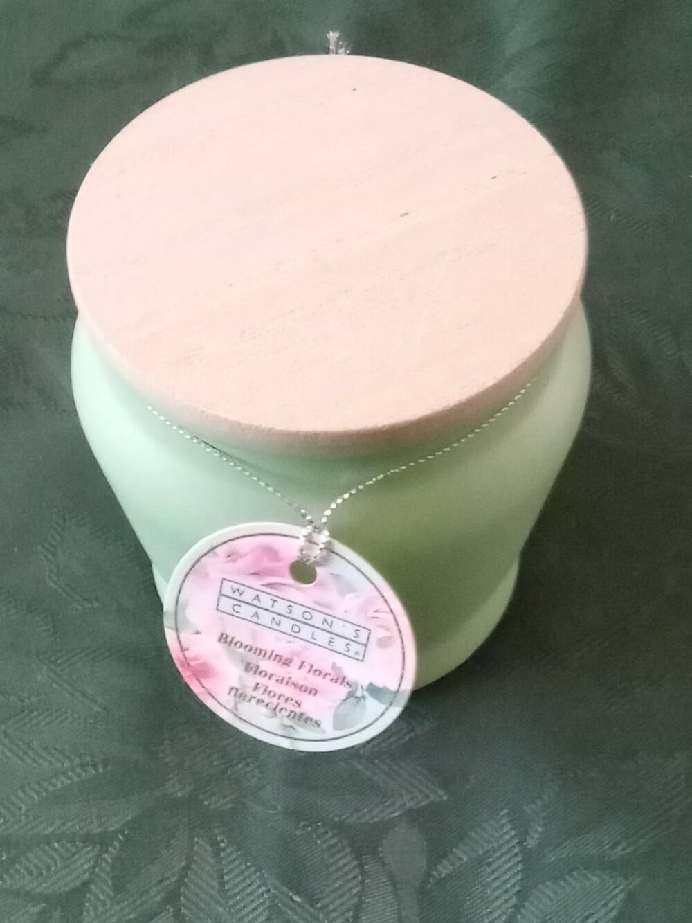 Lidded scented candle never used